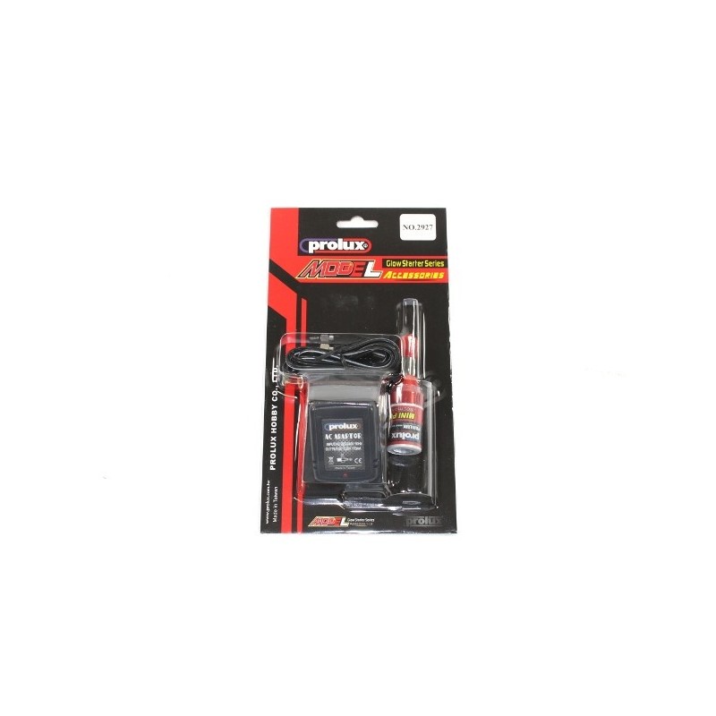 Avvio del motore - Presa di corrente con batteria 4/5 SC 1000mAh + caricatore Prolux - FLASH RC