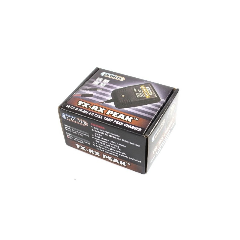 Cargadores de pared TX/RX - Cargador de pared 4/8 el. Tx/Rx (tomas JR/Graupner) Prolux - FLASH RC