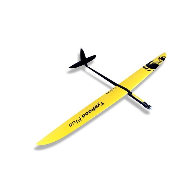 RC Motorgliders - E-Typhoon PLUS all fiber approx.2.90m yellow/black & white RCRCM - FLASH RC