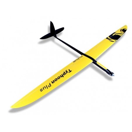 RC Motorgliders - E-Typhoon PLUS all fiber approx.2.90m yellow/black & white RCRCM - FLASH RC