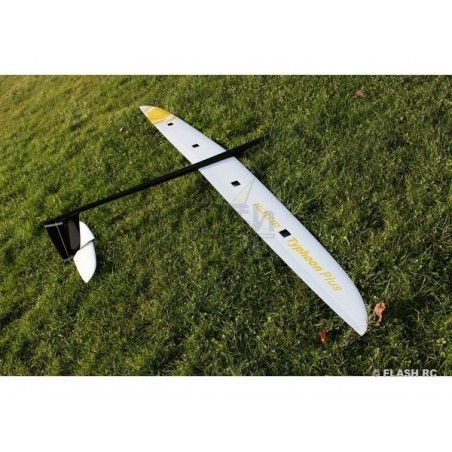 RC Motorgliders - E-Typhoon PLUS all fiber approx.2.90m yellow/black & white RCRCM - FLASH RC