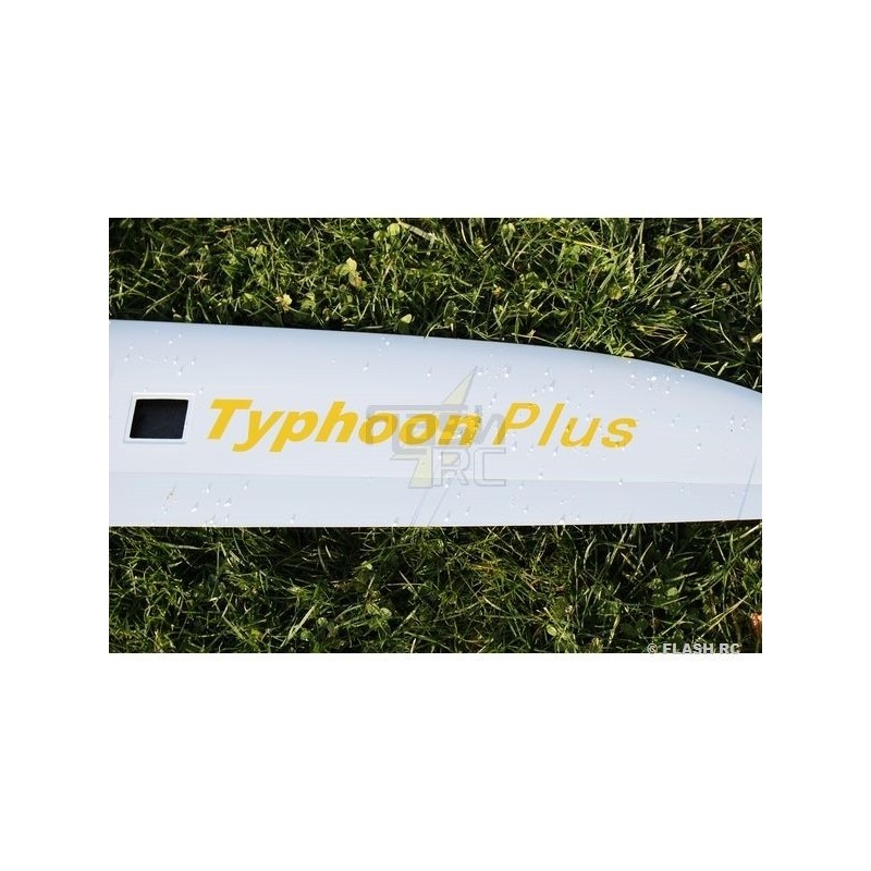 RC-Motorsegler - E-Typhoon PLUS Vollfaser ca.2.90m gelb/schwarz & weiß RCRCM - FLASH RC