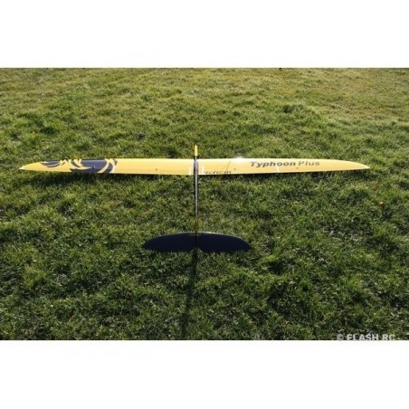 Planeadores RC - E-Typhoon PLUS Full carbono 2.90m amarillo/negro y blanco RCRCM - FLASH RC