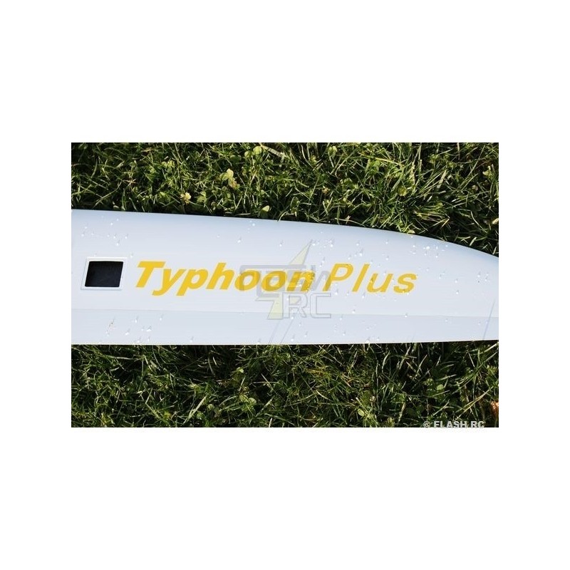 Motoplaneurs RC - E-Typhoon PLUS Full carbon 2.90m jaune/noir & blanc RCRCM - FLASH RC