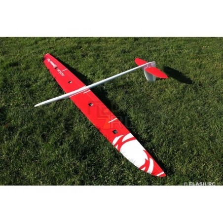 RC-Motorsegler - E-Typhoon PLUS Vollfaser ca.2.90m weiß & rot RCRCM - FLASH RC