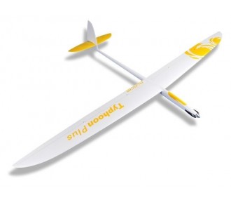 RC gliders - E-Typhoon PLUS Full carbon 2.90m white&yellow RCRCM - FLASH RC