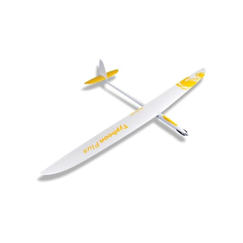 Alianti RC - E-Typhoon PLUS Full carbon 2.90m bianco&giallo RCRCM - FLASH RC