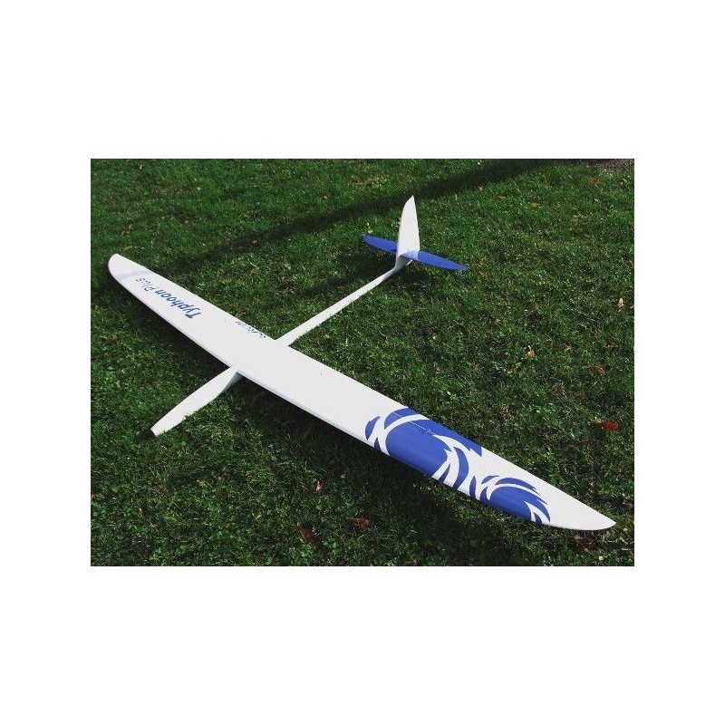 Motoplaneurs RC - E-Typhoon PLUS tout fibre env.2.90m blanc & bleu RCRCM - FLASH RC