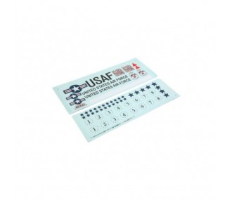 Tableros de calcas - Juego de calcas: F-16 Thunderbird 70mm EDF E-Flite - EFL7821 - FLASH RC