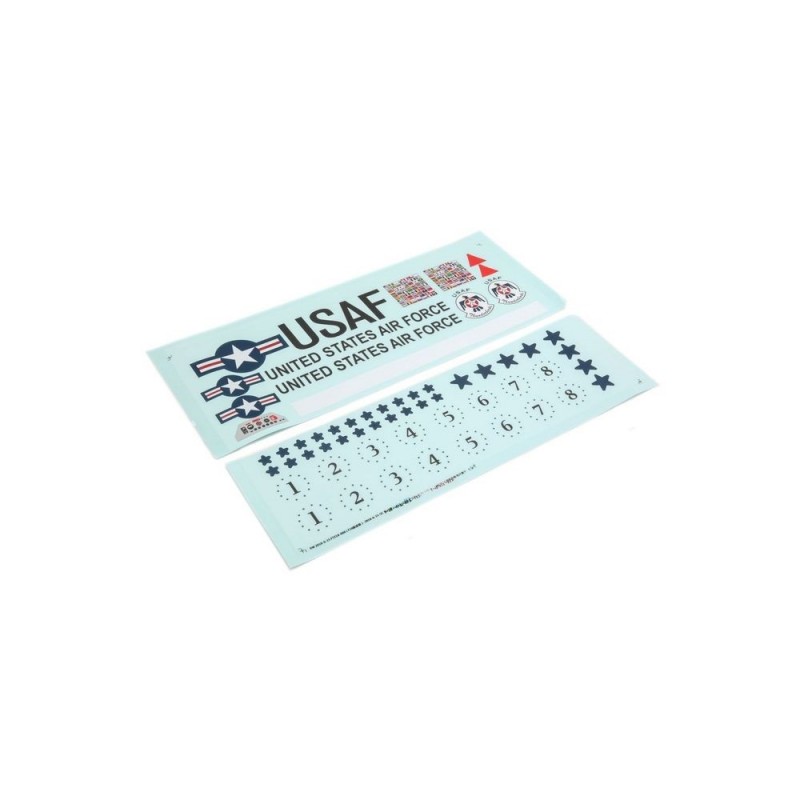 Tableros de calcas - Juego de calcas: F-16 Thunderbird 70mm EDF E-Flite - EFL7821 - FLASH RC