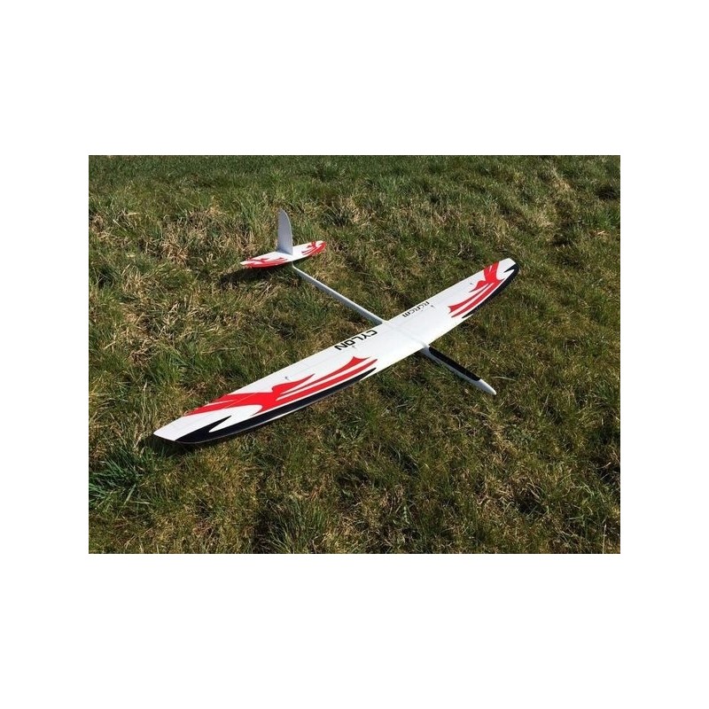 Planeadores RC - Cylon Full Carbon aprox.2.00m blanco/rojo y negro RCRCM - FLASH RC