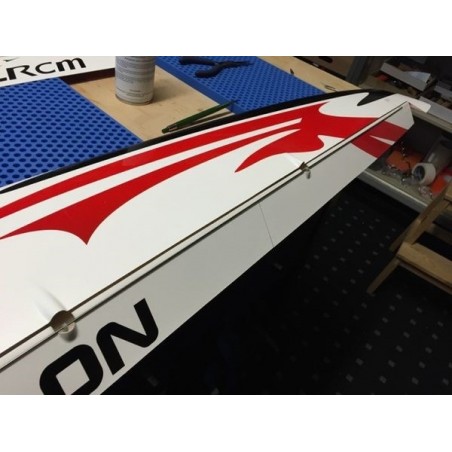 Planeurs RC - Cylon Full Carbon env.2.00m blanc/rouge & noir RCRCM - FLASH RC