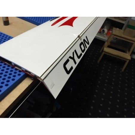 Planeadores RC - Cylon Full Carbon aprox.2.00m blanco/rojo y negro RCRCM - FLASH RC