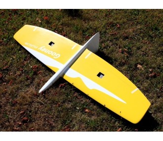 RC-Flugzeuge - Flugflügel Gooney weiß & gelb ca.1.50m RCRCM - FLASH RC 2