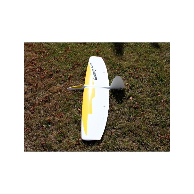 RC Flying Wings - Gooney white & yellow flying wing approx.1.50m RCRCM - FLASH RC