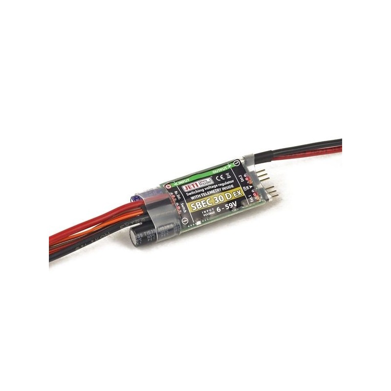 Interruttore Bec - Interruttore Bec 8.2A - 5/8,4V - Jeti SBEC 30 D EX - FLASH RC
