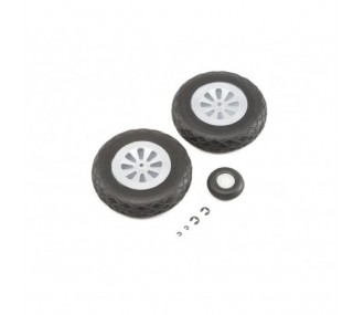 Kit carrello di atterraggio - P-47 1,2m - Ruote E-Flite - EFL8462 - FLASH RC