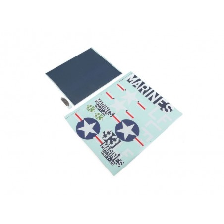 Placas de decoración - F4U-4 1.2M - Placa de decoración E-Flite - EFL8506 - FLASH RC