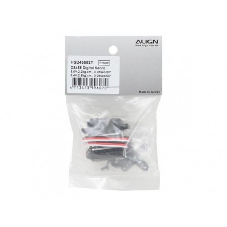 Servos - Align DS455 digital servo (HV) (17g, 2.9kg.cm, 0.04s/60°) - FLASH RC