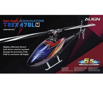 Elicotteri RC - Align T-Rex 470LM Dominator Super Combo 6S con Microbeast (RH47E01X) - FLASH RC