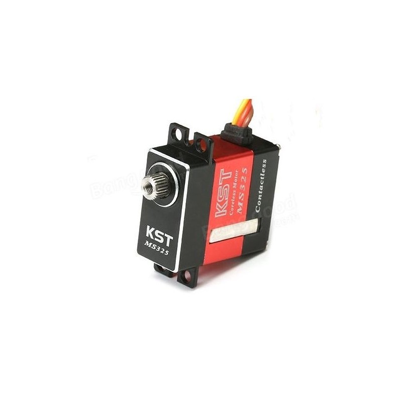 Servos - Servo mini KST MS325 HV 12mm (21g, 5.2Kg.cm, 0.07s/60°) - FLASH RC