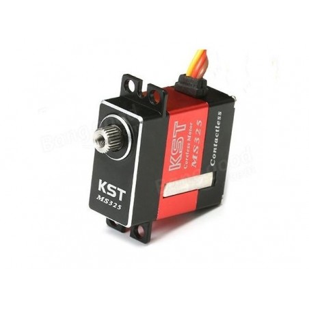 Servos - Mini-Servo KST MS325 HV 12mm (21g, 5.2Kg.cm, 0.07s/60°) - FLASH RC