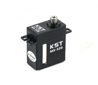 Servos - Servo mini KST MS320 HV 12mm (21g, 6.2kg.cm, 0.075s/60°) - FLASH RC