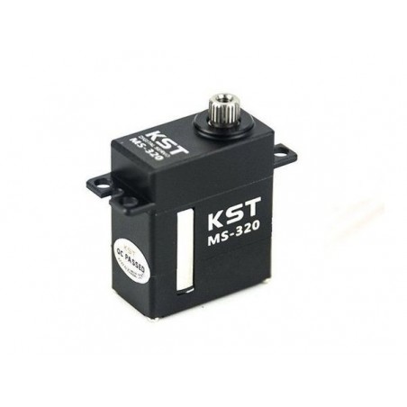 Servos - Mini-Servo KST MS320 HV 12mm (21g, 6.2kg.cm, 0.075s/60°) - FLASH RC