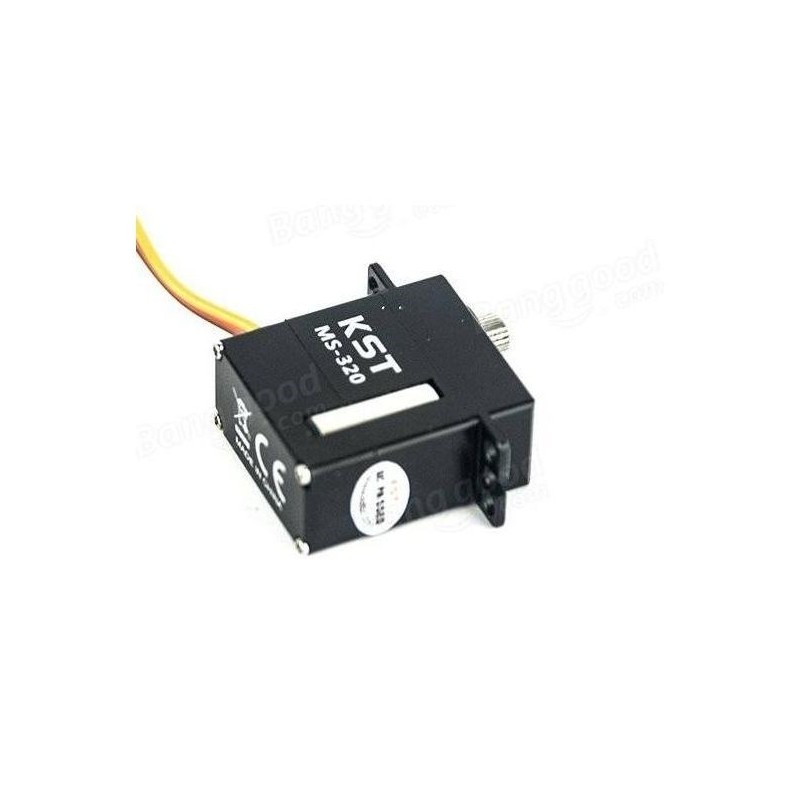 Servos - Mini-Servo KST MS320 HV 12mm (21g, 6.2kg.cm, 0.075s/60°) - FLASH RC