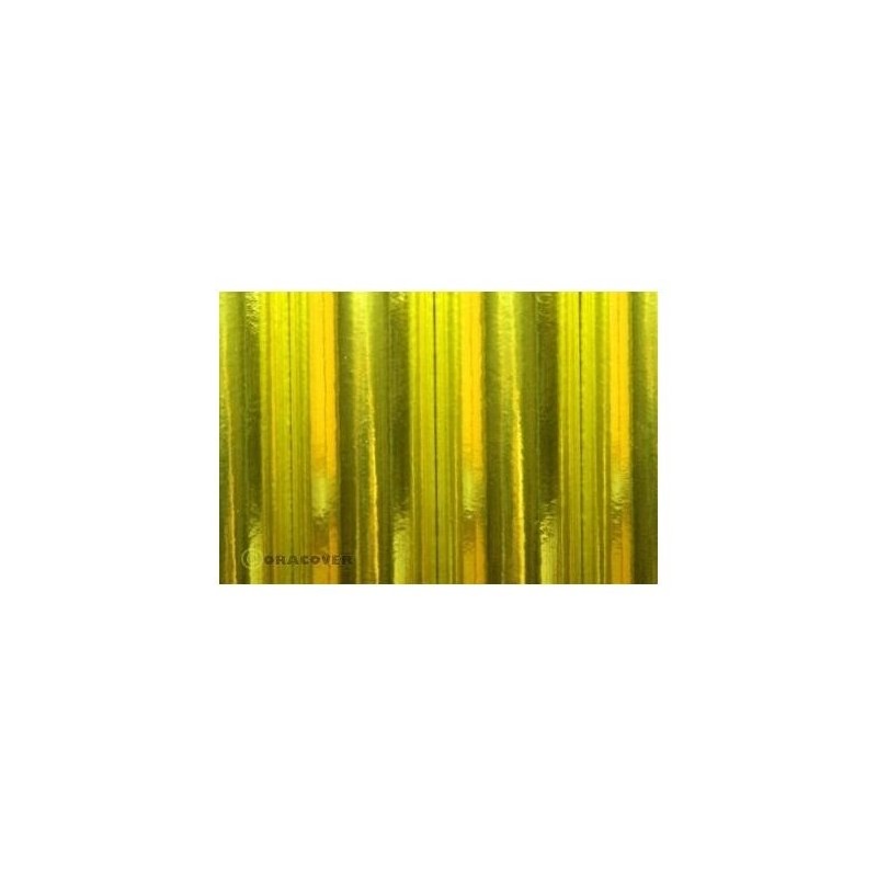 ORACOVER chrome jaune 2m - FLASH RC