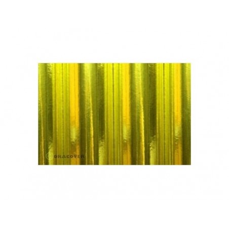 Heat shrinkable tubing - ORACOVER chrome yellow 2m - FLASH RC