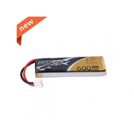 Baterías de propulsión de aviones RC - Tattu lipo 1S 3,7V 600mAh 30C Molex socket battery - FLASH RC