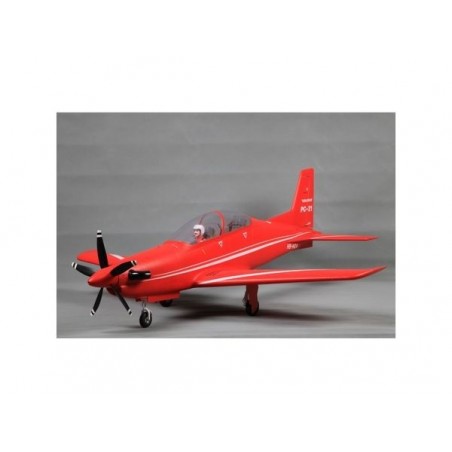 PC21 RC-Flugzeug Modell - FMS PC-21 rot PNP ca.1.10m - RC FLASH