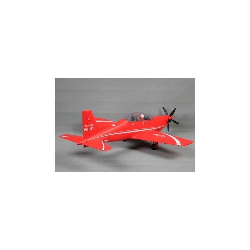 Avion FMS PC-21 rouge PNP env.1.10m - FLASH RC - Le leader des avions modèlisme RC