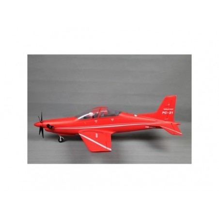 Avion FMS PC-21 rouge PNP env.1.10m - FLASH RC - Le leader des avions modèlisme RC