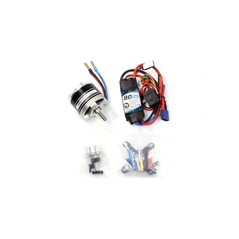 Propulsion Sets - Dualsky Brushless Propulsion Combo for ExtremeFlight 60' - FLASH RC