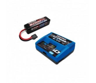 Chargeurs - Traxxas Chargeur EZ-Peak Live 100W + Lipo 4s 5000mha iD 2996G - FLASH RC
