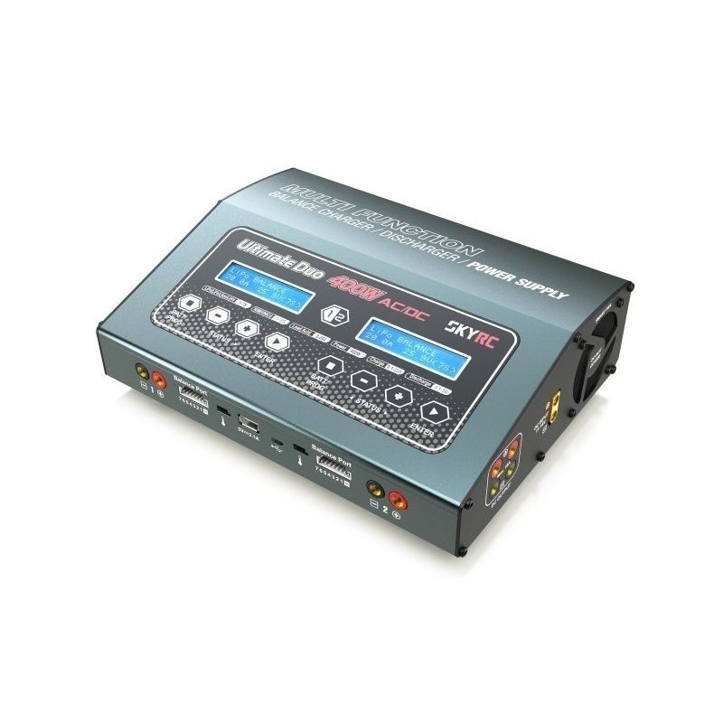 Caricabatterie - Caricatore D400 Ultimate 400W 1-7S 20A 12/220V Sky-Rc - FLASH RC