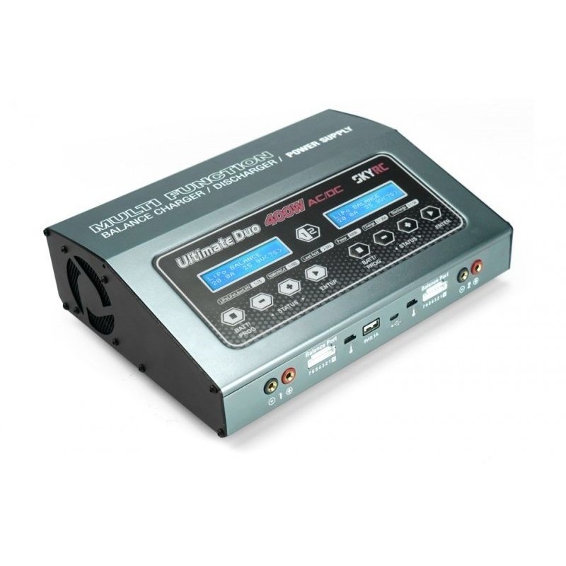 Cargadores - Cargador D400 Ultimate 400W 1-7S 20A 12/220V Sky-Rc - FLASH RC