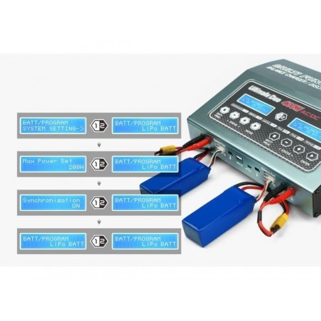 Chargeurs - Chargeur D400 Ultimate 400W 1-7S 20A 12/220V Sky-Rc - FLASH RC
