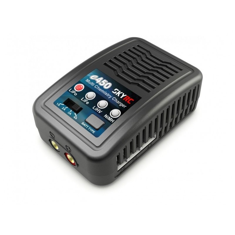 Chargers - Charger e450 2-4S Lipo/LiFe/LiHV + NiMh 30W 220V Sky-Rc - FLASH RC