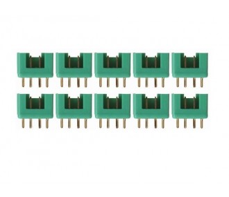 MPX-Stecker - MPX-Stecker 6-polig männlich (x10) - Amass - FLASH RC