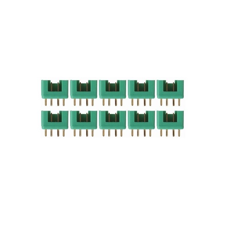 MPX-Stecker - MPX-Stecker 6-polig männlich (x10) - Amass - FLASH RC