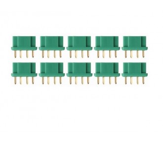 Prise MPX - Prise MPX 6 pins femelle (x10) - Amass - FLASH RC