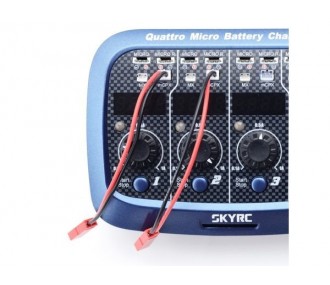 Per le batterie di propulsione - Cavo di ricarica a JST-bec per caricatore SkyRC micro Quattro - FLASH RC 2