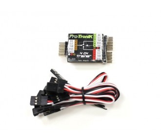 Ecolage : cordons et modules - Module écolage 4 voies A2Pro - FLASH RC