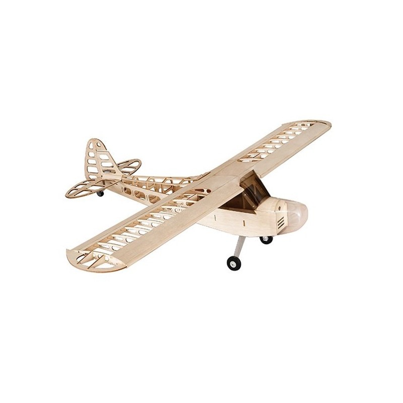 RC-Flugzeugmodelle - Holzbausatz Piper J-3 ca.1.18m - FLASH RC