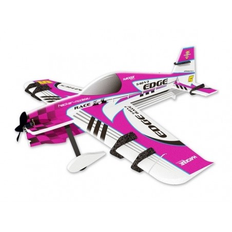 RC Aerobatic Aircraft - Hacker Aircraft model Edge 540 V3 pink ARF approx.1.00m - FLASH RC