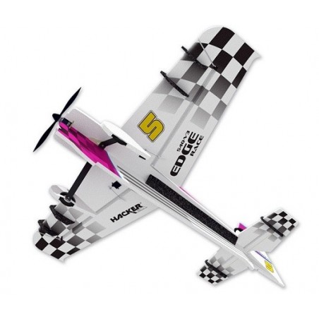 RC-Kunstflugzeuge - Flugzeug Hacker Modell Edge 540 V3 rosa ARF ca.1.00m - FLASH RC
