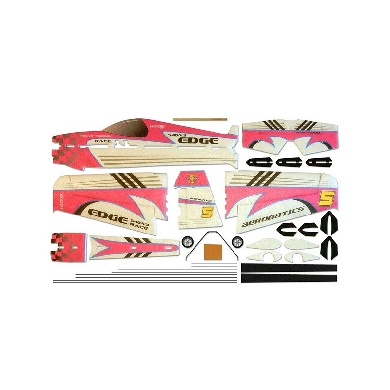 Avion Hacker model Edge 540 V3 vert ARF env.1.00m - FLASH RC